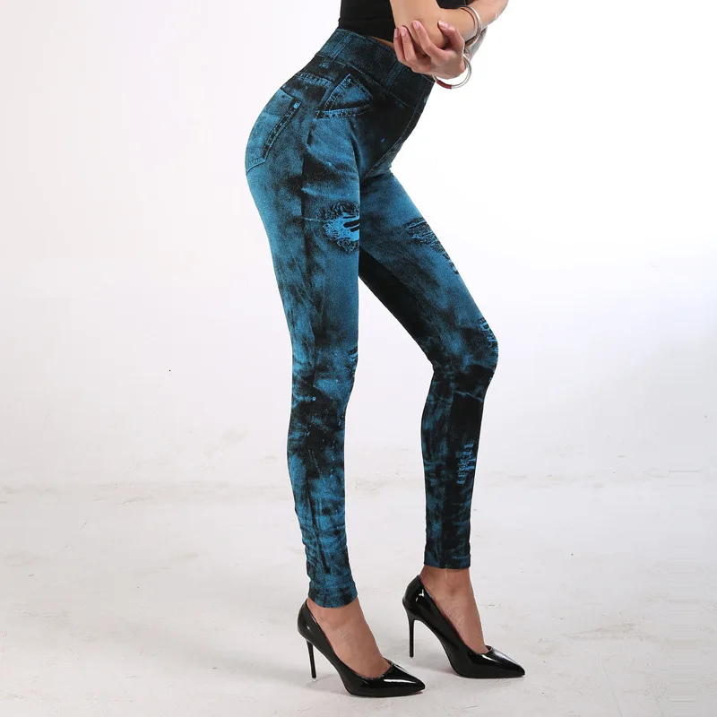 LIBERJOG Femei Elastic Slab Leggins Doamna Talie Mare Antrenament de Imprimare 3D Elastic de Fitness Pantaloni Jambiere Femei de Primavara Toamna