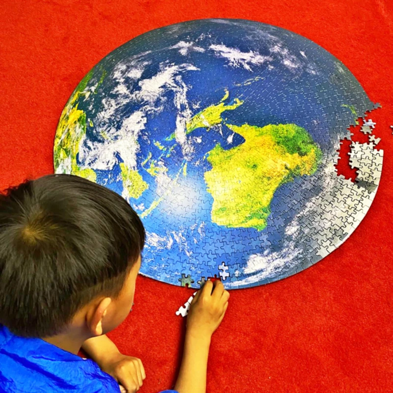 2020 Nou Jucării De Învățare 1000 Piese Puzzle-Uri Pentru Copii Joc Intelectual Luna Marte Pământ Adulți Cadouri Pentru Copii De Educație Timpurie Jucarii