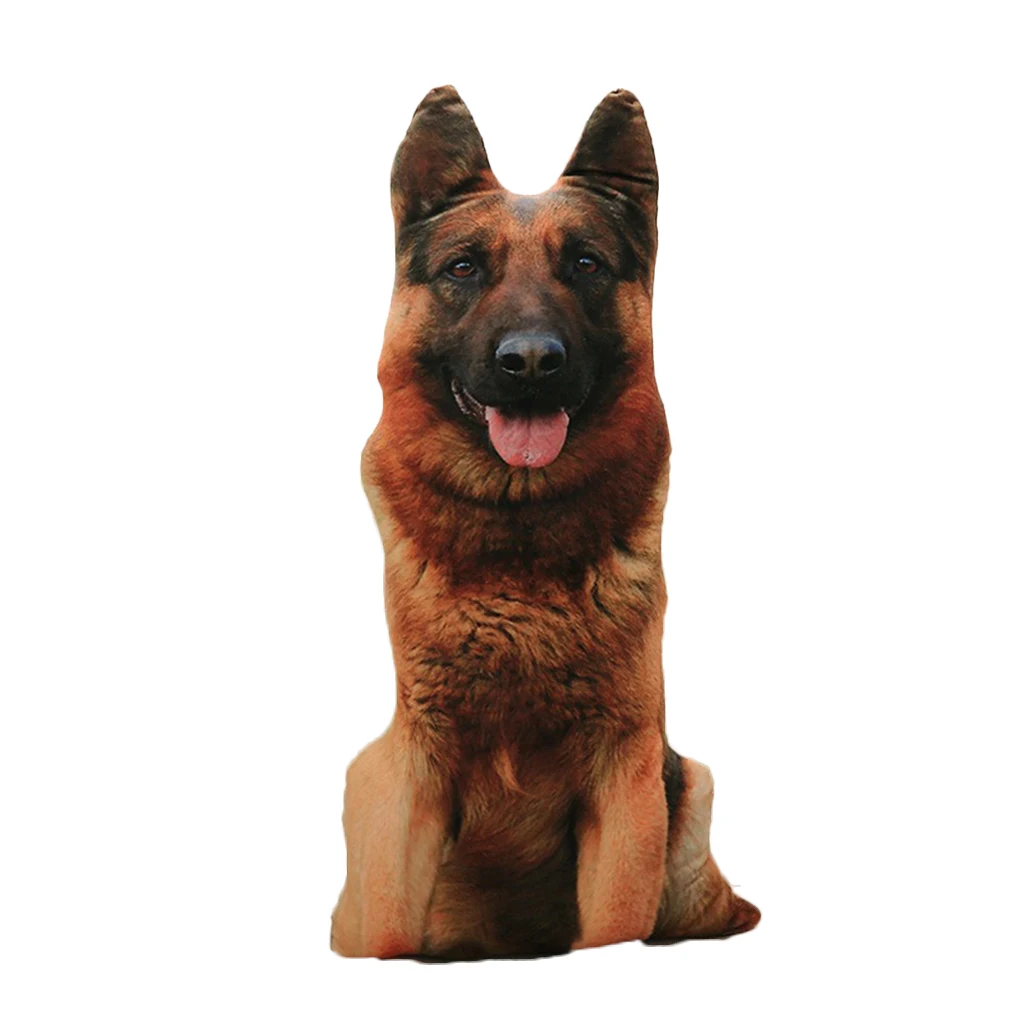 Catelus Forma de Perna Imprimate 3D Câine Pernă de Simulare de Pluș de Dormit Perna Decor Acasă Animale Canapea Jucarii Pentru Copii