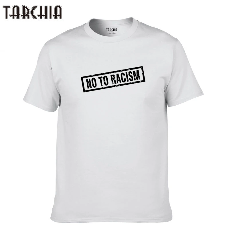 TARCHIA Nou Băiat Oameni Nu Pentru rasism Tricouri de sex Masculin Plus Dimensiune T-Shirt Homme de Vară 2021 Moda Maneca Scurta Tricouri Tricouri Barbat