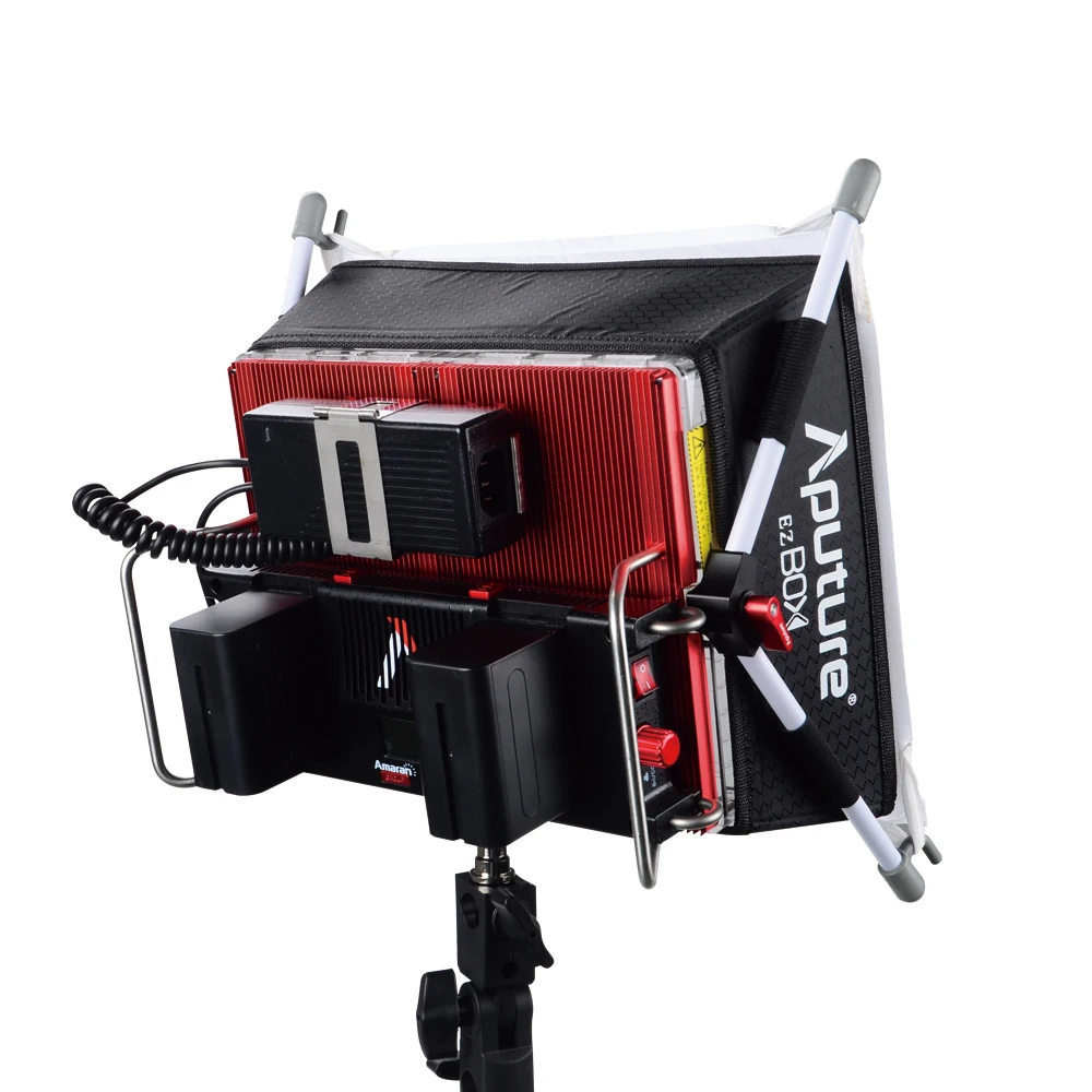 Aputure Amaran Tri-8c Video cu LED-uri de Lumină 2300k-6800K Temperatura de Culoare Cu 2 buc NP F970 Baterie Ușor Cutie V mount