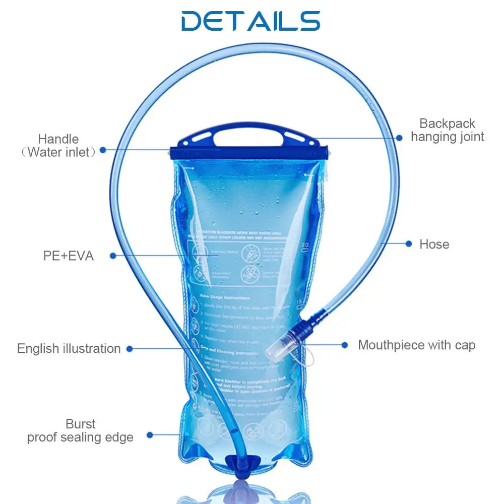 Pachet de hidratare Rezervor de Apă vezicii Urinare de Apă Sac de Depozitare BPA Gratuit Drumeții Funcționare Hidratare Vesta Rucsac Pentru Drumeții, Ciclism Tabără