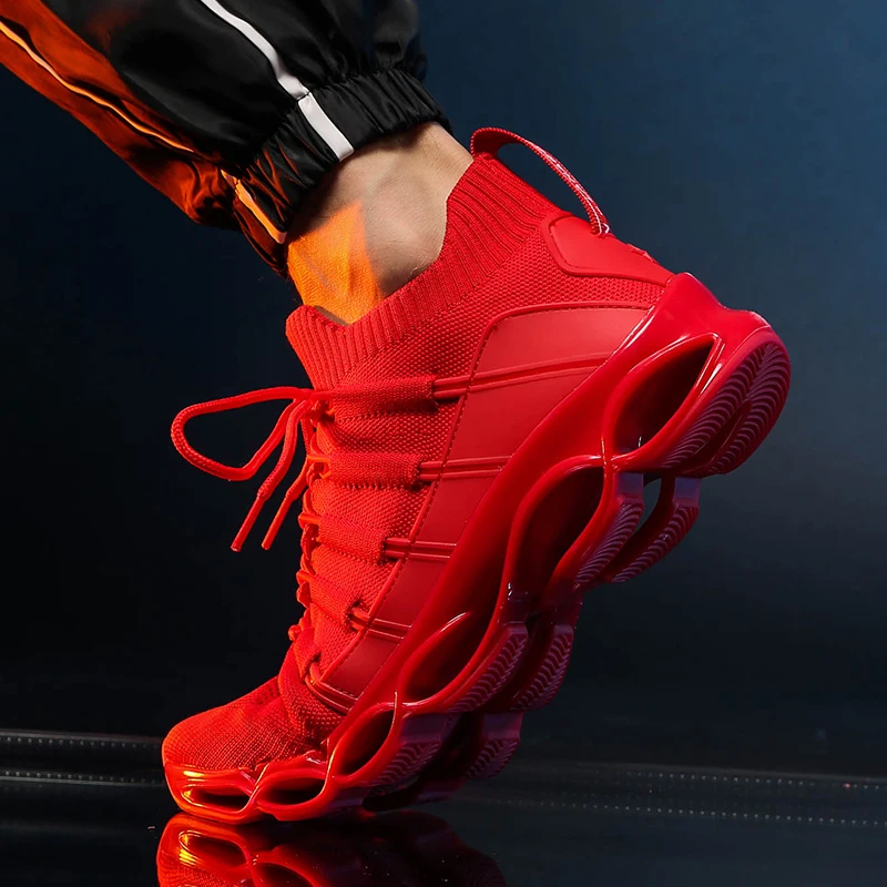 De înaltă Calitate, Pantofi de Alergare pentru Bărbați Amortizare Lama Adidași în aer Respirabil de Mers pe jos, Jogging Pantofi Sport Zapatills Nou Trend
