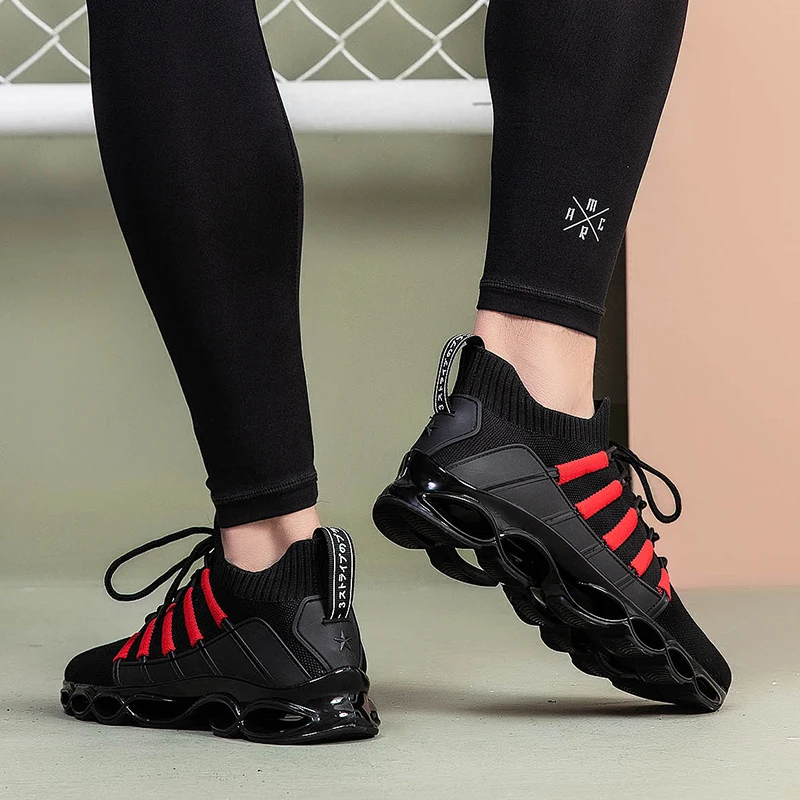 De înaltă Calitate, Pantofi de Alergare pentru Bărbați Amortizare Lama Adidași în aer Respirabil de Mers pe jos, Jogging Pantofi Sport Zapatills Nou Trend