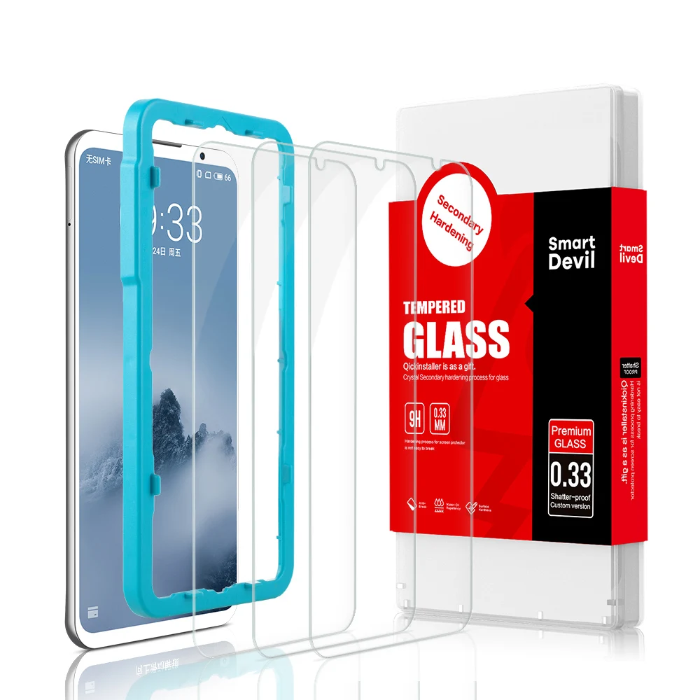 SmartDevil 3 bucăți de sticlă Pentru Meizu 16-lea 16 plus 16X nota 8 nota 9 ecran protector din sticla temperata de film de telefon mobil călită