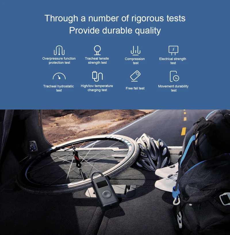 Xiaomi Mijia Pneumatic Pompa Electrica Smart Digital de Presiune Senzor de Presiune în Anvelope Detectarea Electrice Pompe de Aer pentru Biciclete Masina de Fotbal