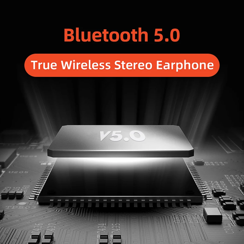 QCY T3 TWS de Amprente Touch Căști fără Fir Bluetooth V5.0 3D Stereo Dual-Microfon căști