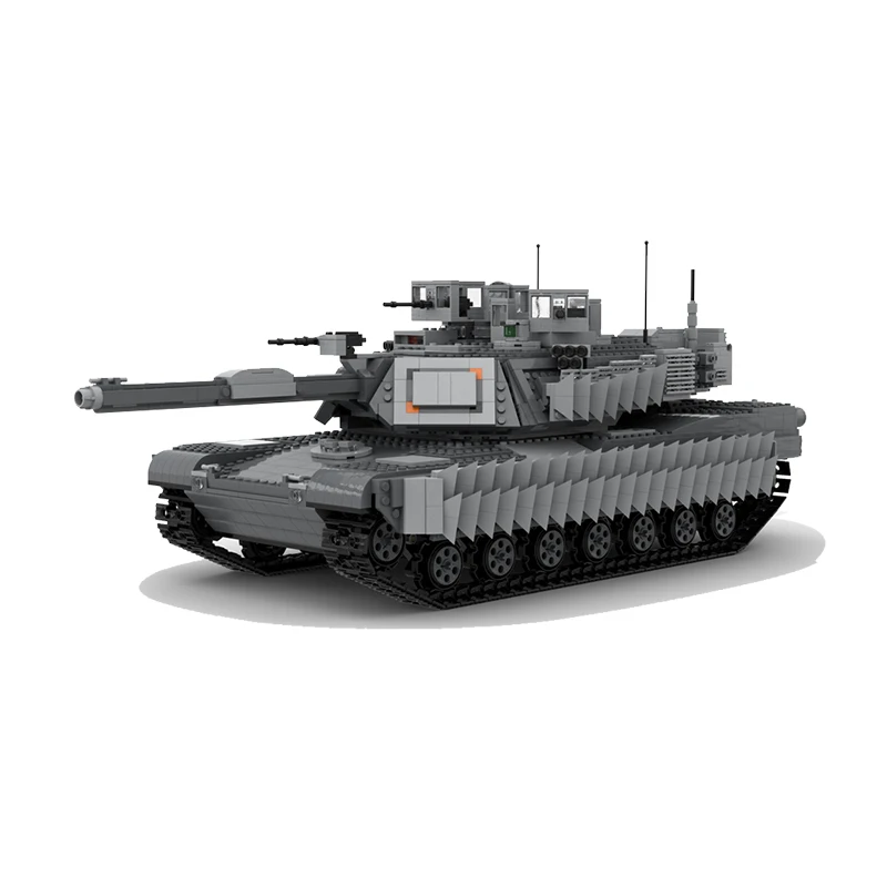 2020 noua tehnologie bloc militar serie de particule moc-38891 final M1A2 Abrams rezervor control de la distanță asamblarea jucărie