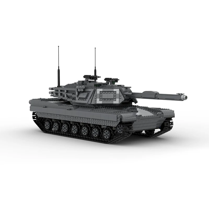 2020 noua tehnologie bloc militar serie de particule moc-38891 final M1A2 Abrams rezervor control de la distanță asamblarea jucărie