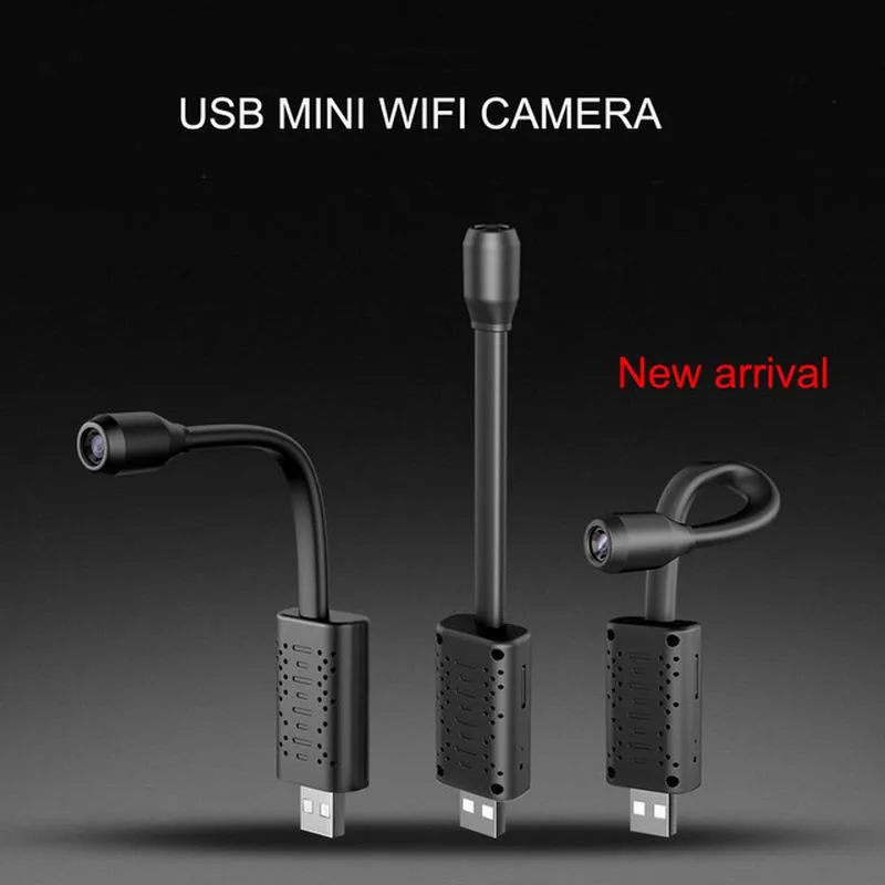 Mini Wifi USB aparat de Fotografiat în timp Real de Supraveghere IP camera Video AI Omului de Detectare Înregistrare în Buclă Micra Cam APP V380 suport 128G