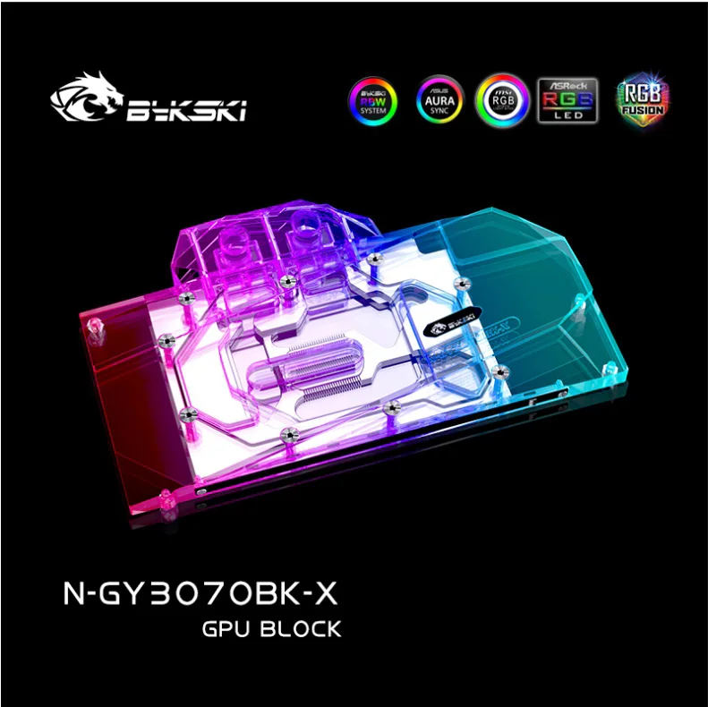Bykski GPU Apă, Bloc Pentru GALAXY/Gainward Geforce RTX 3070 OC placa video ,VGA Watercooler,N-GY3070BK-X