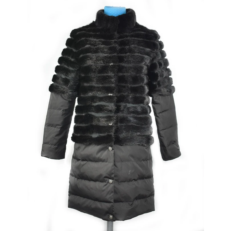 2020 nou nurca haină de blană detașabil maneca jos jacheta haina transforma detașabil femei haină de blană naturală gros cald strada