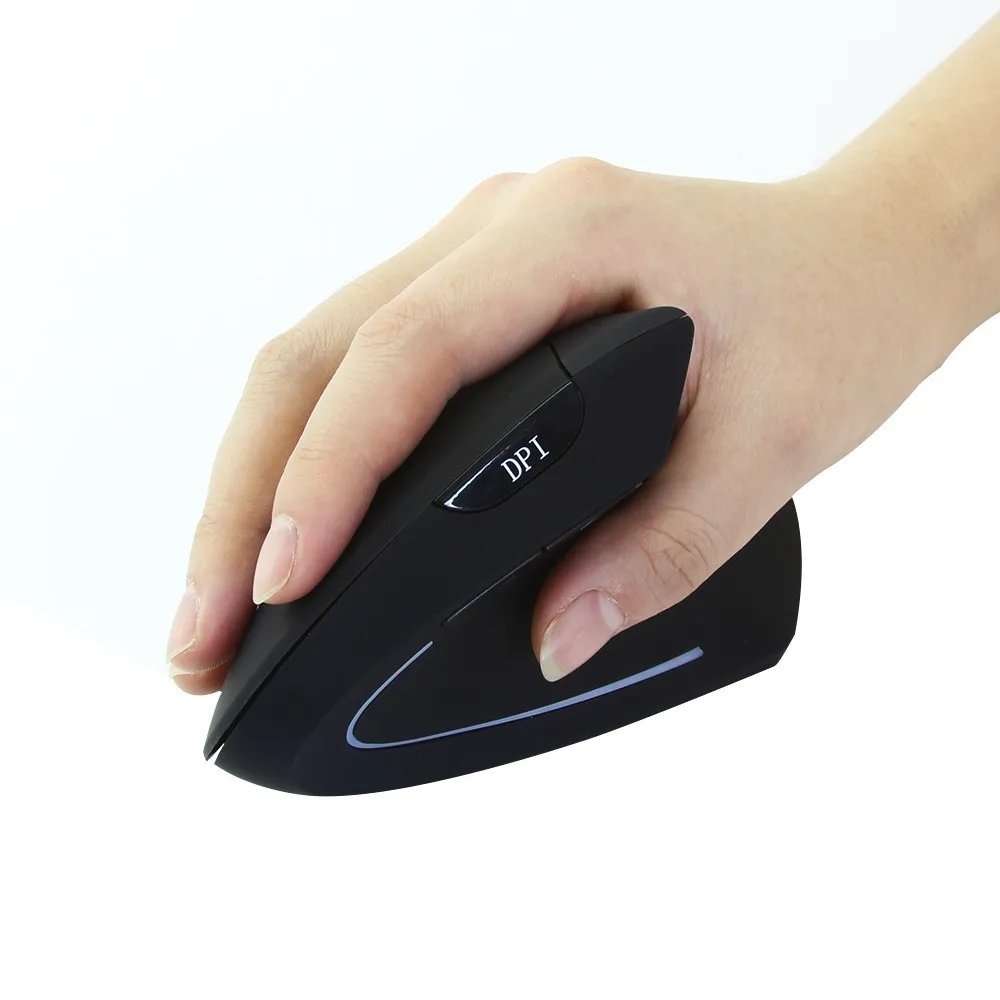 CHYI fără Fir Bluetooth 3.0 Verticale Mouse-ul Ergonomic Mouse de Calculator Optic 1600 DPI 5D Șoareci de Jocuri Pentru PC Notebook Laptop