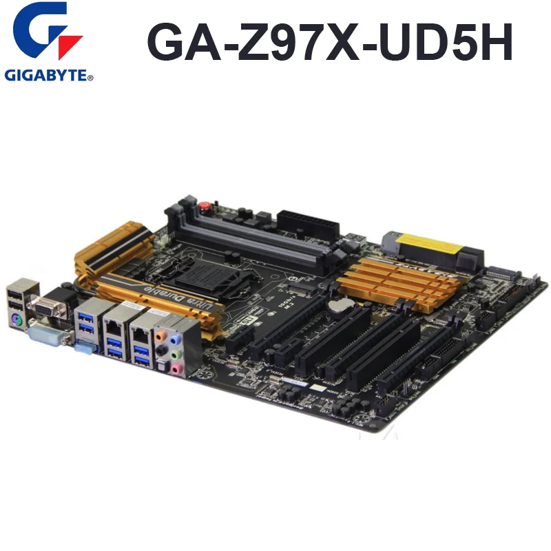 Gigabyte Z97X-UD5H Placa de baza Intel Z97 LGA 1150 DDR3 Core i7/i5/i3 Desktop Z97 Placa de baza DDR3, SATA III 1150 Folosit