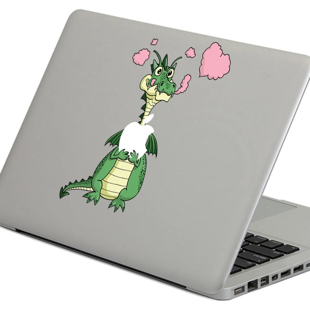 Minunat Dragon DIY Personalitate Vinil Decal Laptop Autocolant pentru macbook Pro Air 13 inch Desene animate laptop Piele shell pentru mac book