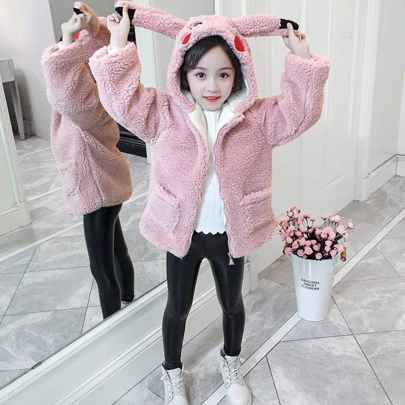 Anlencool Fete plus catifea îngroșarea toamnă și de iarnă, haina 2020 nou versiunea coreeană a copilului fata de copii hipster sacou