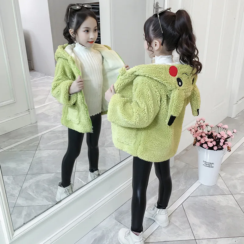 Anlencool Fete plus catifea îngroșarea toamnă și de iarnă, haina 2020 nou versiunea coreeană a copilului fata de copii hipster sacou