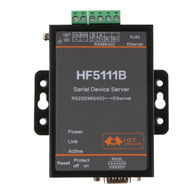 HF5111B Dispozitiv Serial Server RS232/RS485/RS422 Serial la Ethernet Gratuit OCT Serial Server-Plug SUA