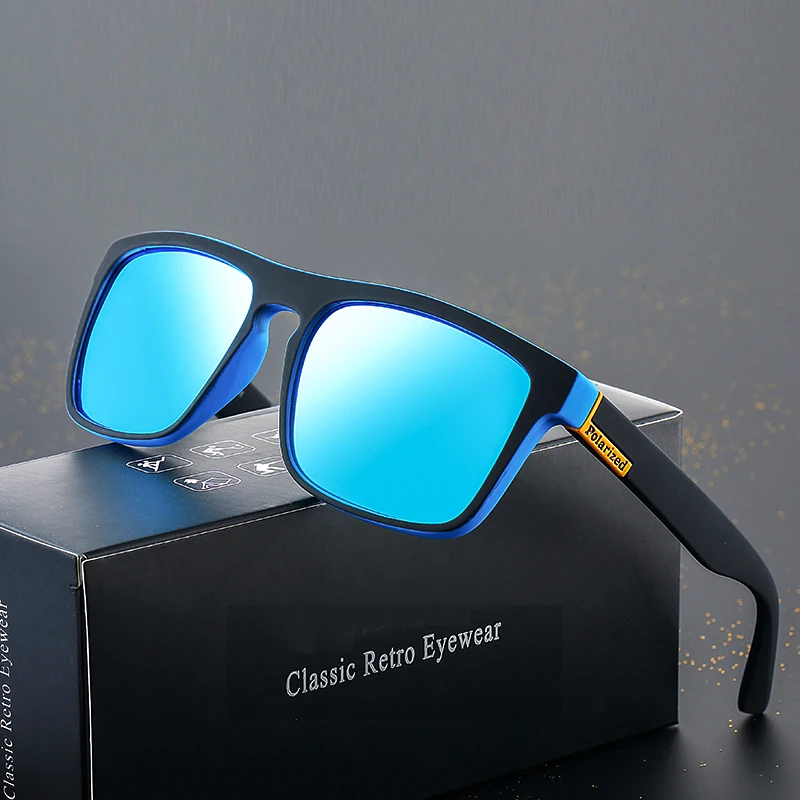 JAXIN Clasic Polarizat ochelari de Soare Barbati de Moda Pătrat Negru Ochelari de Soare D-Tendințe Noi în aer liber Conducere Călătorie Ochelari de UV400oculos