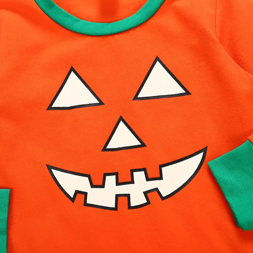 Halloween Familie Pijamale Tata Mama Copii de Potrivire Haine 2019 Părinte-copil Dovleac Sleepwear Imprimare de Moda de Halloween Homewear