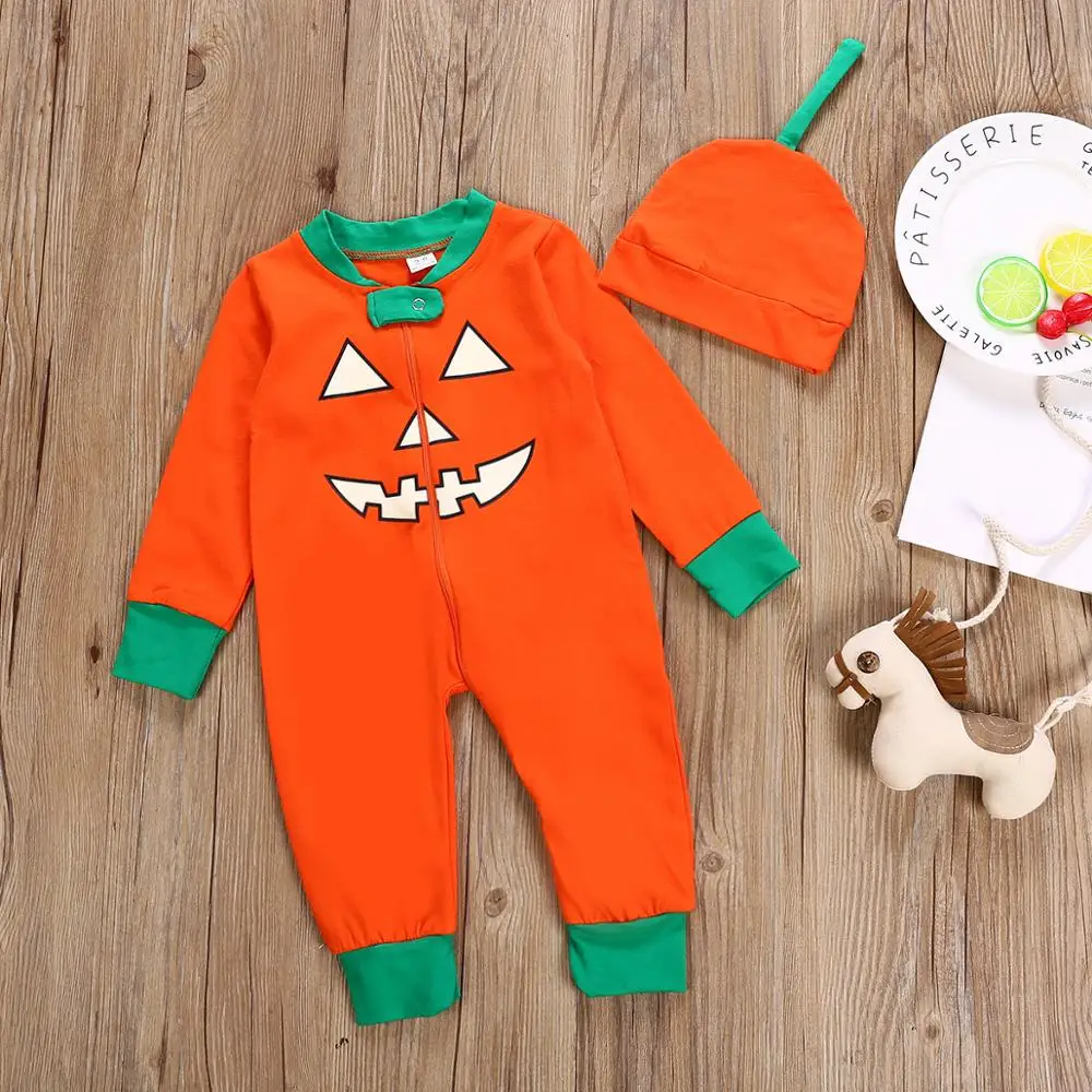 Halloween Familie Pijamale Tata Mama Copii de Potrivire Haine 2019 Părinte-copil Dovleac Sleepwear Imprimare de Moda de Halloween Homewear