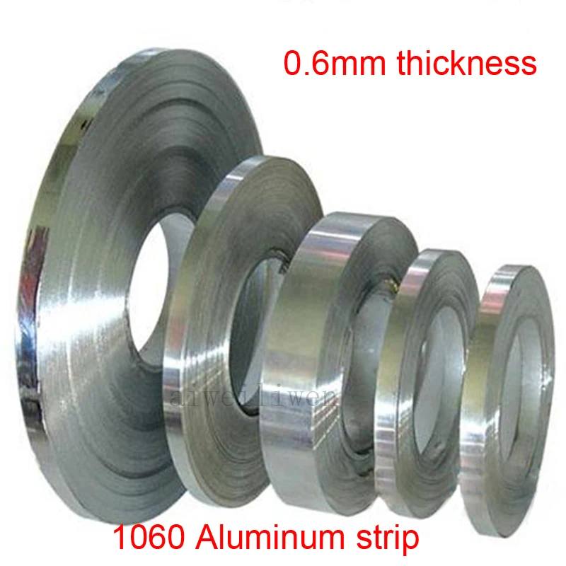 0,6 mm grosime 10mm, 20mm latime 1060 benzi din aluminiu bandă de aluminiu al rola foaie de folie de aluminiu