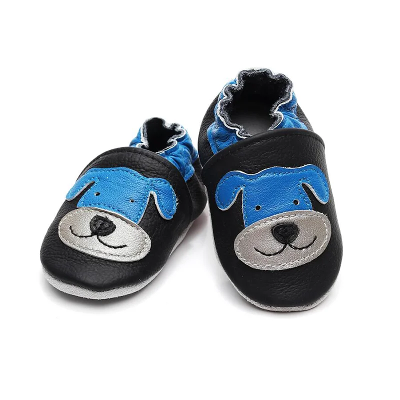 Pantofi pentru copii Nou-născuți Băieți Fete Mocasini Moi din Piele Antialunecare Prima Pietoni pantofi pentru Copii 0-24Months Cutie Mini-Dovada