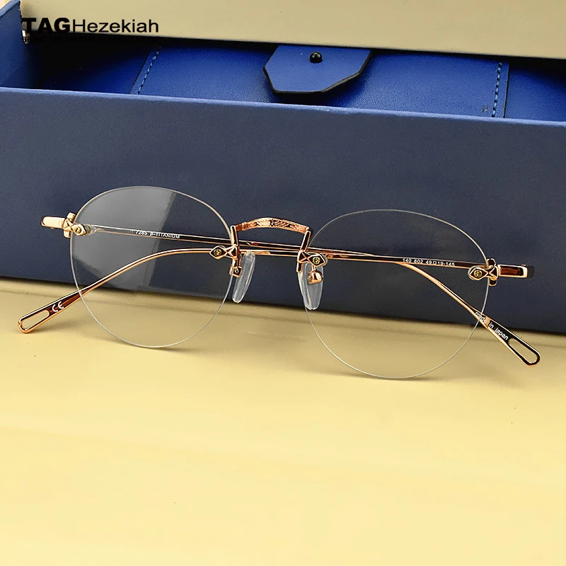 Fara rama de ochelari cu rama de titan Ultralight femei cadru gradul ochelari transparente, calculator, ochelari, rame de ochelari pentru barbati