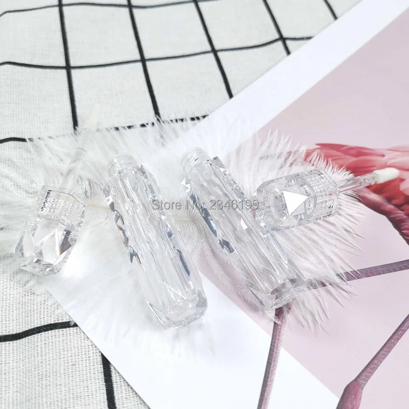 Luciu de Buze transparent Tub Gol de Ambalare DIY Plastic Diamond Gloss de Buze Sticla Cosmetice Luciu de buze Recipient de 25 de bucati
