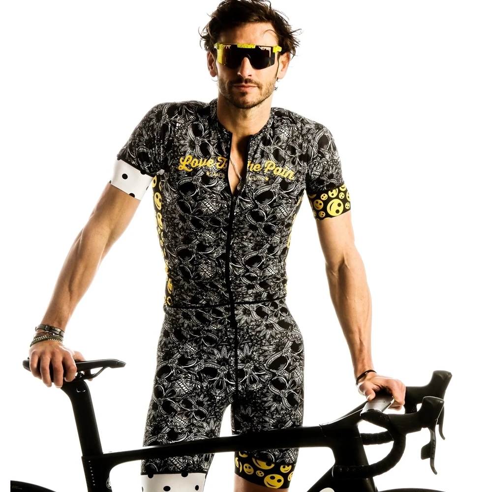 DRAGOSTE LA PIAN 2020 Fietsen Kleding Bicicleta Jersey Ropa ciclismo hombre Zomer Pro Wielertruien 9D Gel Pad Fiets salopete pantaloni Scurți mallot