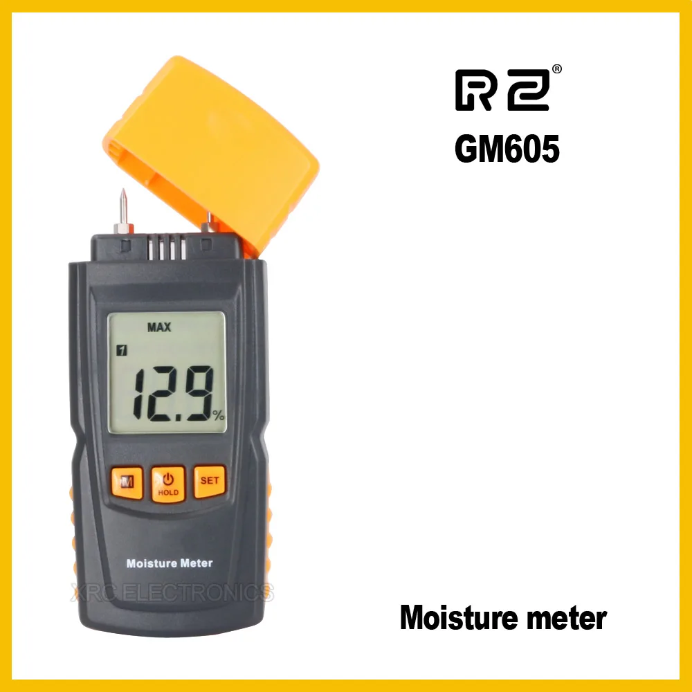 RZ EMT01 Lemn Portabil Metru de Umiditate Higrometru din Lemn de Arbore de Densitate Electric Digital Tester instrument de Măsurare GM605