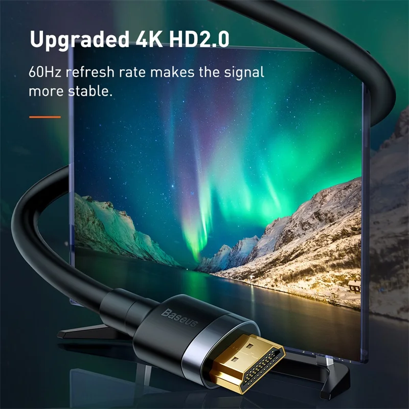 Baseus HDMI-Cablu compatibil 4K HD la 4k HD Cablu pentru PS4 TV Casetă de Comutare Splitter 4K 60Hz Ultra HD compatibil HDMI Video Cabo