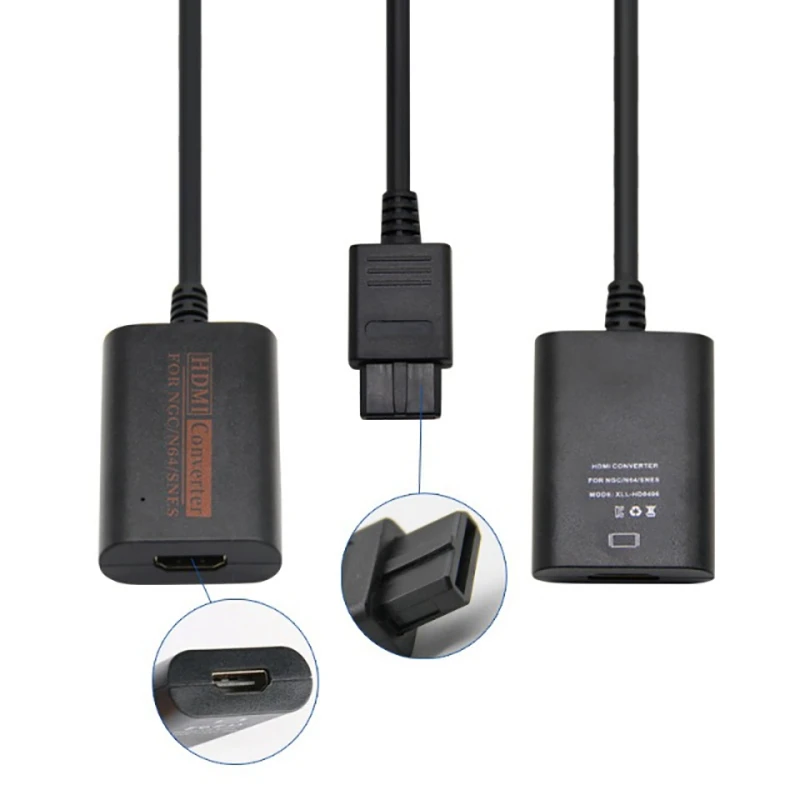 Ultra Clear Convertor HDMI 1080P Retro Consola de jocuri Video Converter Conversia Cap pentru NGC / N64 / SNES