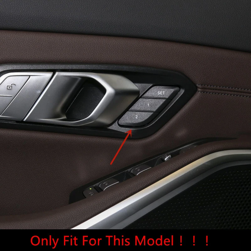Auto Styling Reglarea Scaunului Butoane de Memorie Paiete Decor Decalcomanii Pentru BMW Seria 3 G20 G28 2020 ABS Auto Accesorii de Interior