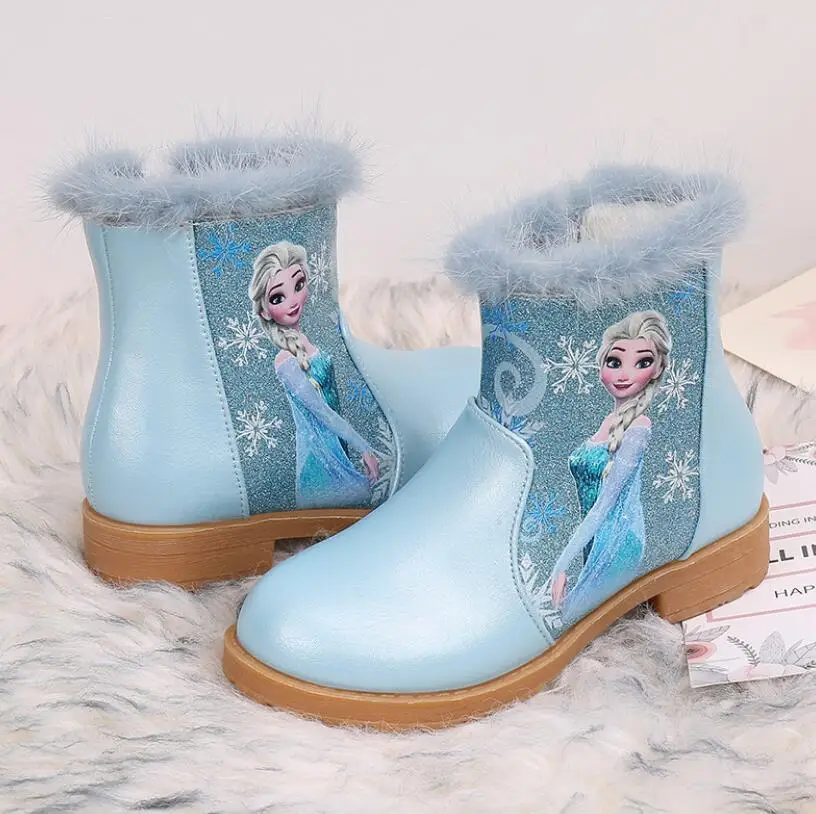 Copii Desene Animate Congelate Cizme Toamna Iarna Nou 2020 Printesa Martin Cizme Fete De Moda Elsa Printesa Copii Adidasi Pantofi Sport