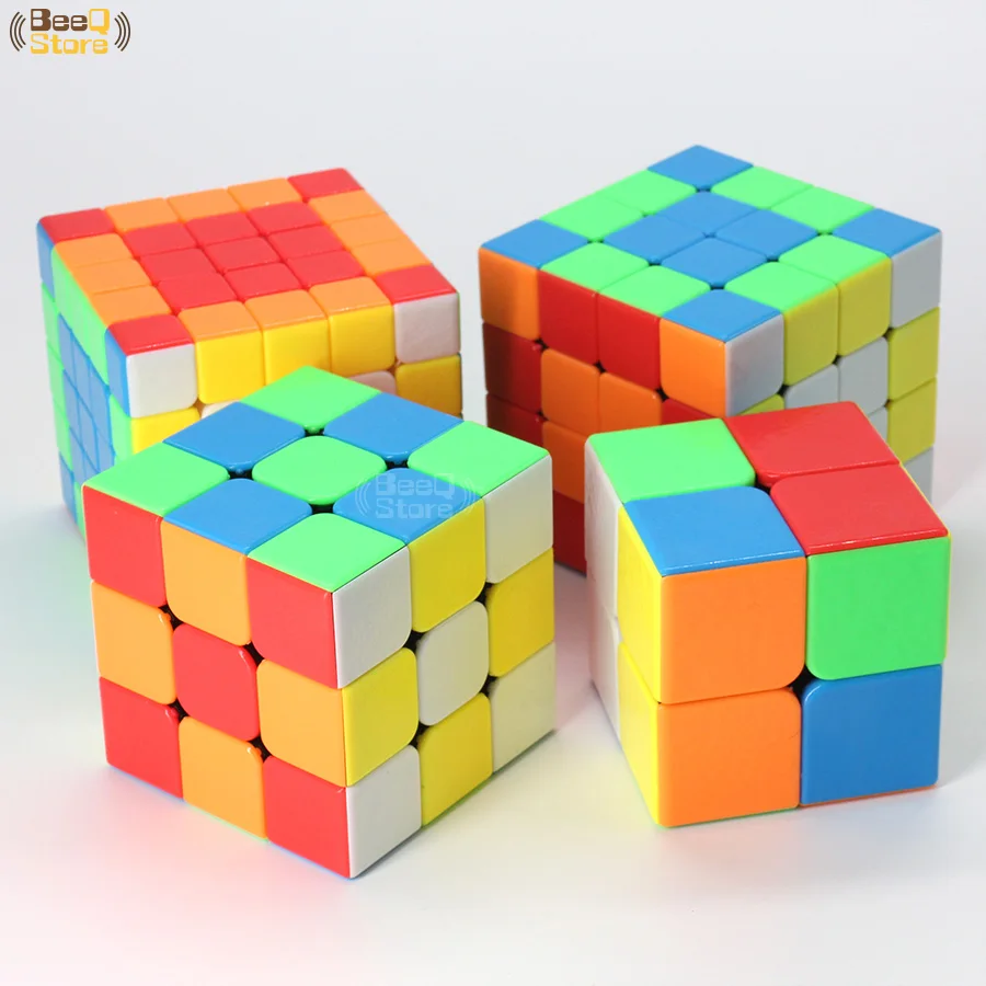 Shengshou GEM 1buc& 4buc/Set 2x2 3x3 4x4 5x5 Magic Cube 3x3x3 4x4x4 5x5x5 2x2x2 Puzzle Cub Cutie de Cadou Jucărie de Învățământ