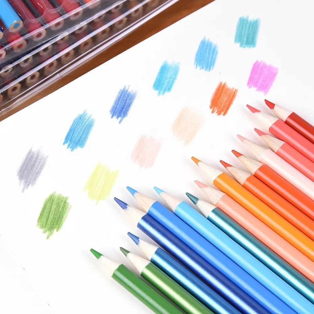 48/72/120/160 Culori Artă Colorate Creioane de Desen pentru Artist desenator de Scris Pentru Desen Schiță Școală Cadouri Arta de Aprovizionare