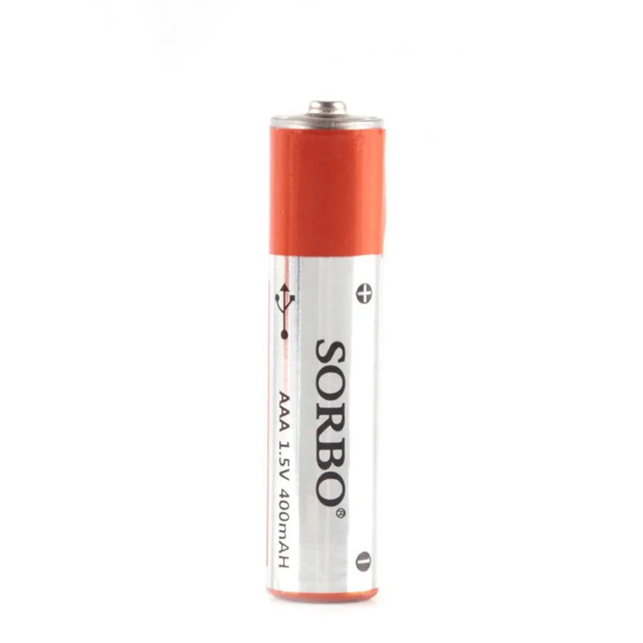 SORBO Portabil 4/8pcs 1.5 V 400mAh AAA Li-po Baterie de Încărcare Rapidă USB Acumulatori Pentru Microfon Gamepad Bateria