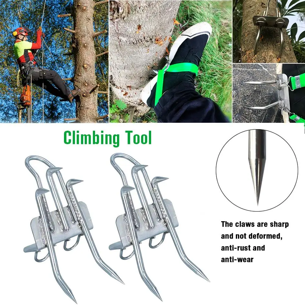 Alpinism copac Instrument Pol de Cățărat pentru Vânătoare de Observare a Cules de Fructe 304 din Oțel Inoxidabil Alpinism Copac Pantofi Simplu