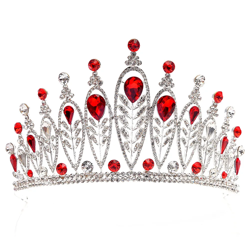 DIEZI 4 Culori Coroana Pentru Cadou de Nunta de Cristal Mireasa Diademe Mireasa Coroana Diademe Superba Prințesă Accesorii de Par Benzi