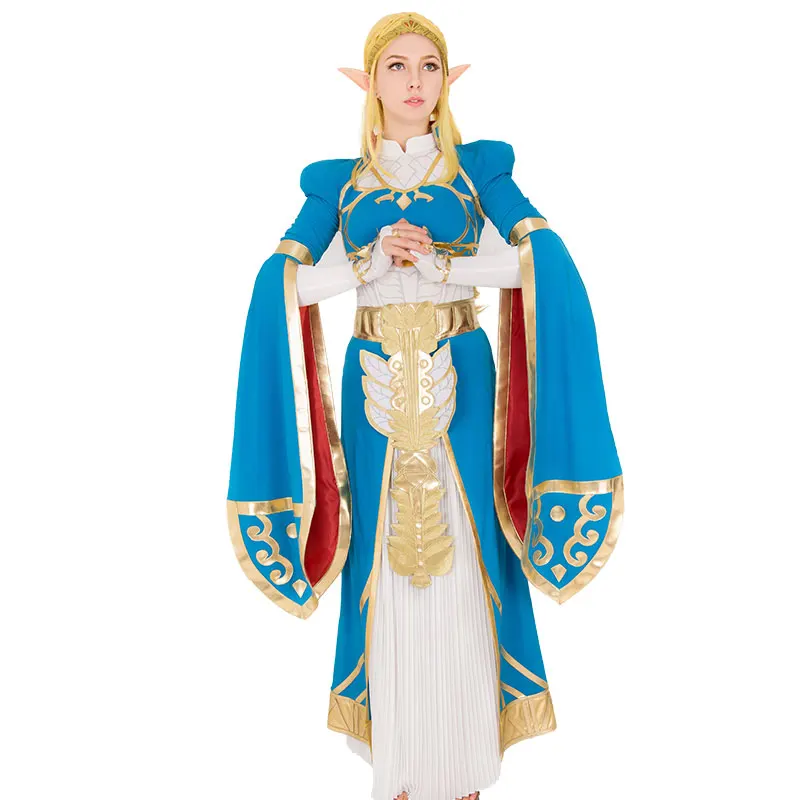 The Legend of Zelda: Respirația Sălbatice Printesa Zelda cosplay costum rochie de sex feminin