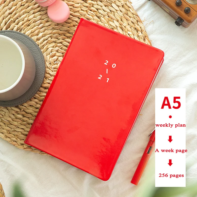 A5 Notebook Jurnal Agenda 2021/2022 Planificator, Organizator și Jurnalul Săptămânal Plan Notă Carte de Afaceri Înapoi la Școală Călători Manualul