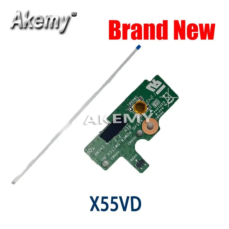 De înaltă Calitate Pentru Asus X55VD X55V X55C X55CR X55VDR Comutatorul POWER Board Cu Cablu Complet Testat Transport Gratuit
