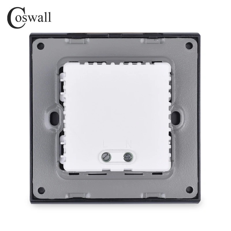 Coswall Vintage Aliaj de Zinc Panoul de Priza Dual USB Smart Inducție Portul de Încărcare Pentru telefonul Mobil 2.1 O Ieșire Cu LED Indicator