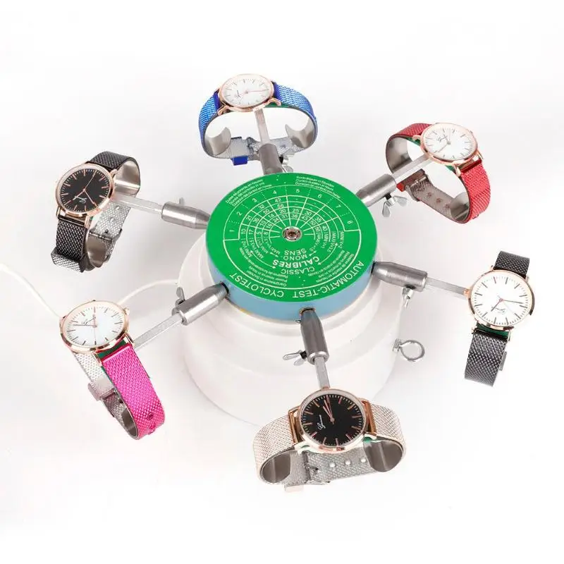 110/220V 6 Arme Automate Watch Winder Cyclotest pentru Vizionarea Tester Reloj de Reparații de Instrumente de Instrumente de Ceasornicar