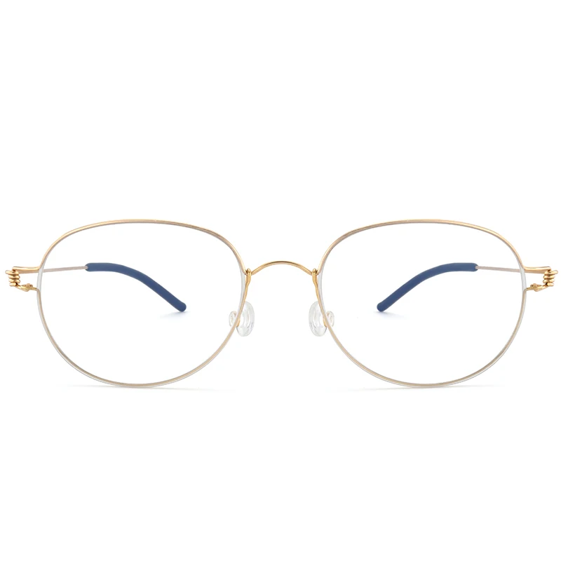 De înaltă Calitate, Ușor de Titan Oval Rotund Ochelari pentru Barbati Femei Optice baza de Prescriptie medicala Ochelari Cadru coreean oculos de grau