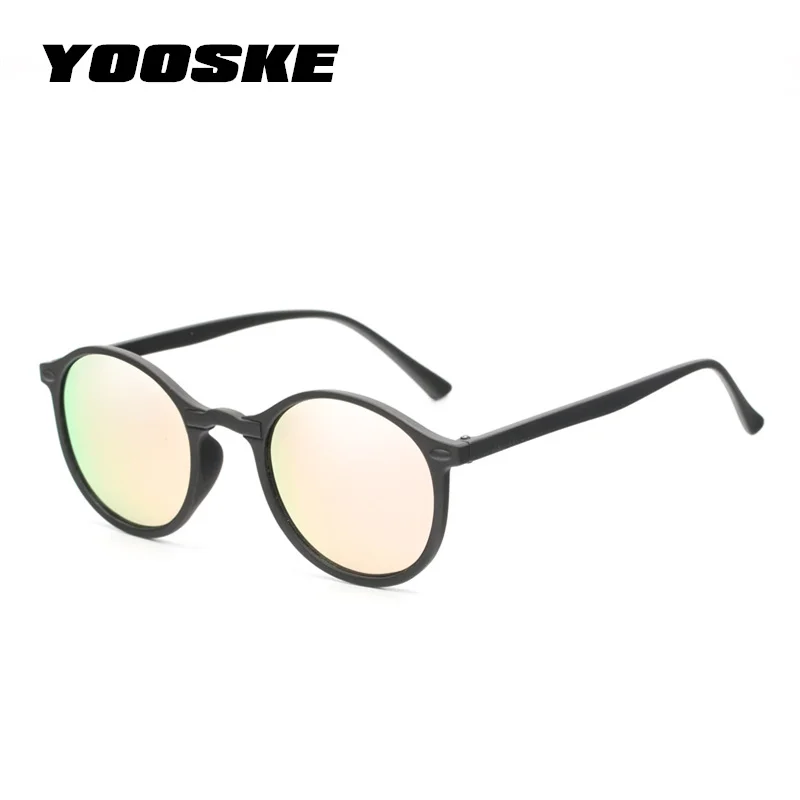 Yooske Rotund ochelari de Soare Polarizat Bărbați Femei Ochelari de vedere de Noapte Ochelari de Soare UV400 Ochelari Driver de Conducere de Noapte Ochelari Pentru Barbati
