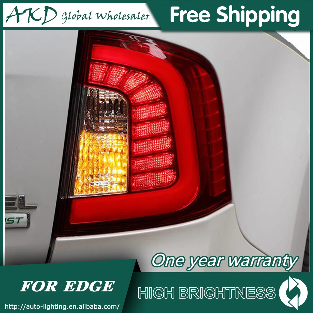 Coada de Lampa Pentru Auto Ford Edge 2012-Marginea stopuri Led proiectoare DRL Lumini de Zi de Funcționare Tuning Auto Accesorii