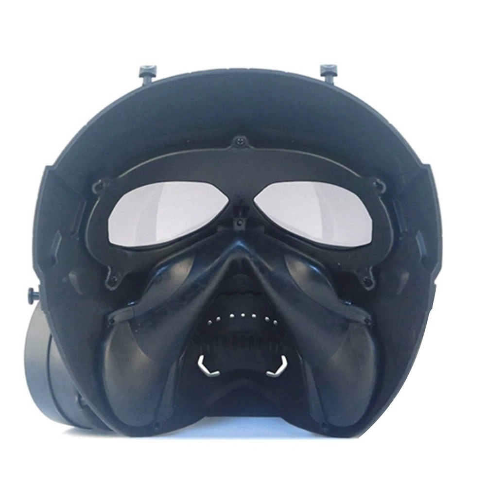Airsoft Paintball, Masti Biochimice Utilaje Singur Ventilator PC Obiectiv Mască de Protecție Tactic Pistol cu bile de Fotografiere de Vânătoare Accesorii