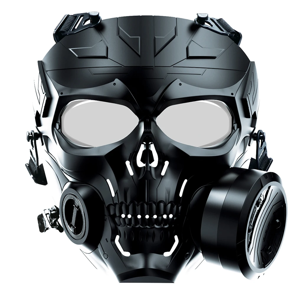 Airsoft Paintball, Masti Biochimice Utilaje Singur Ventilator PC Obiectiv Mască de Protecție Tactic Pistol cu bile de Fotografiere de Vânătoare Accesorii